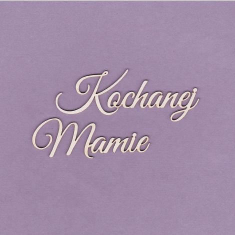 Tekturka Crafty Moly Napis G3 - Kochanej Mamie